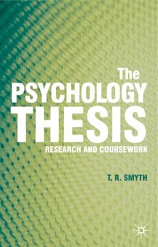 Psychology Thesis cover