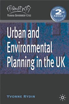 Urban and Environmental Planning in the UK cover