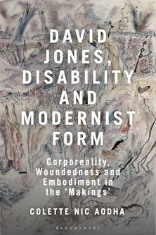 David Jones, Disability and Modernist Form cover