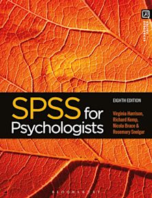 SPSS for Psychologists cover