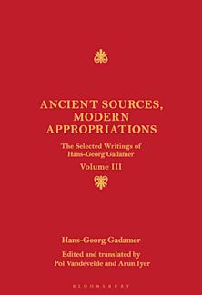 Ancient Sources, Modern Appropriations cover