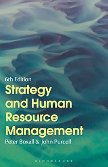 Strategy and Human Resource Management cover