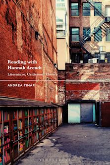 Reading with Hannah Arendt cover