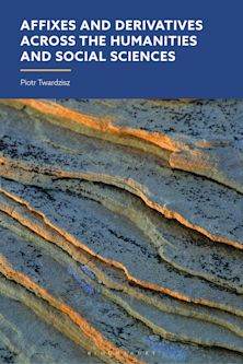 Affixes and Derivatives across the Humanities and Social Sciences cover