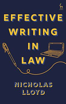 Effective Writing in Law cover