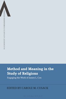 Method and Meaning in the Study of Religions cover