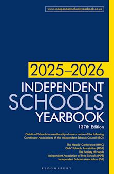 Independent Schools Yearbook 2025-2026 cover