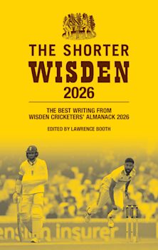 Shorter Wisden 2026 cover