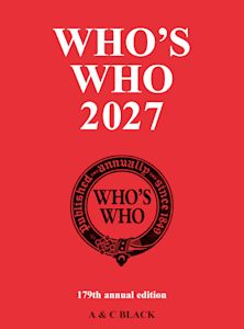 Who's Who 2027 cover