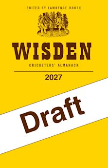 Wisden Cricketers' Almanack 2027 cover