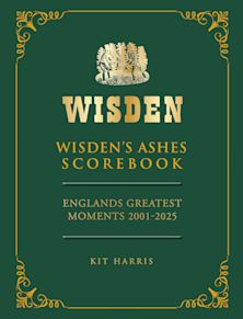 Wisden's Ashes Scorebook cover