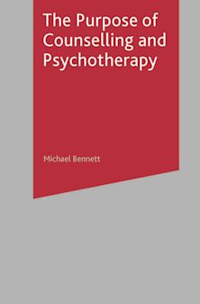 Purpose of Counselling and Psychotherapy cover