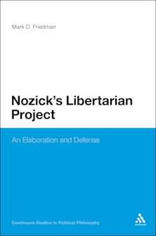 Nozick's Libertarian Project cover
