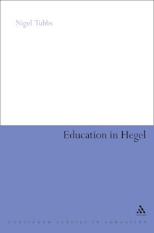 Education in Hegel cover