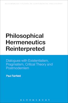 Philosophical Hermeneutics Reinterpreted cover