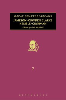 Jameson, Cowden Clarke, Kemble, Cushman cover