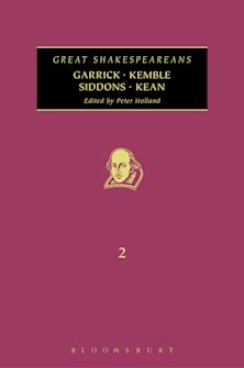 Garrick, Kemble, Siddons, Kean cover