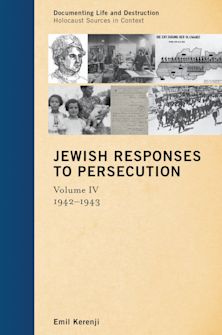 Jewish Responses to Persecution: 1942–1943 cover
