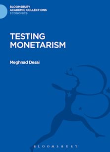Testing Monetarism cover