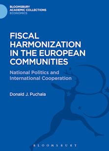 Fiscal Harmonization in the European Communities cover