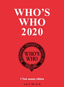 Who's Who 2020 cover