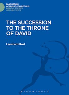 The Succession to the Throne of David cover