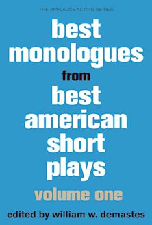 Best Monologues from Best American Short Plays cover