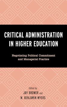 Critical Administration in Higher Education cover