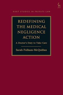 Redefining the Medical Negligence Action cover