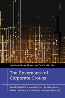 Governance of Corporate Groups cover