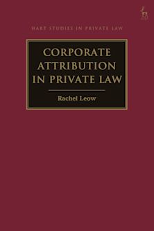 Corporate Attribution in Private Law cover