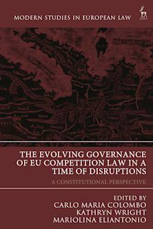 Evolving Governance of EU Competition Law in a Time of Disruptions cover