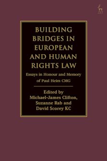 Building Bridges in European and Human Rights Law cover