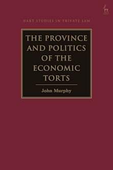 The Province and Politics of the Economic Torts cover