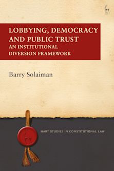 Lobbying, Democracy and Public Trust cover