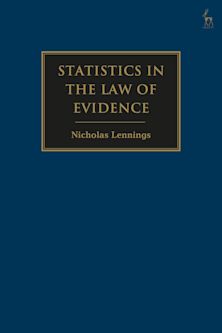 Statistics in the Law of Evidence cover