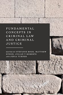 Fundamental Concepts in Criminal Law and Criminal Justice cover