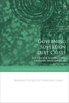 Governing Sovereign Debt Crises cover