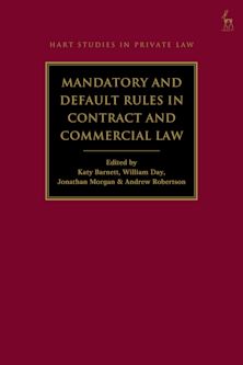 Mandatory and Default Rules in Contract and Commercial Law cover