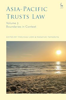 Asia-Pacific Trusts Law, Volume 3 cover