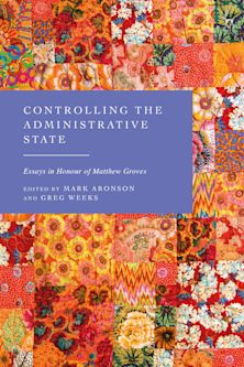 Controlling the Administrative State cover