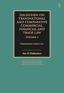 Dalhuisen on Transnational and Comparative Commercial, Financial and Trade Law Volume 3 cover