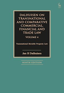 Dalhuisen on Transnational and Comparative Commercial, Financial and Trade Law Volume 4 cover
