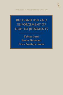 Recognition and Enforcement of Non-EU Judgments cover
