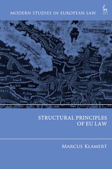 Structural Principles of EU Law cover