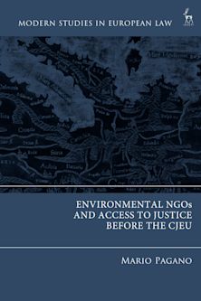 Environmental NGOs and Access to Justice before the CJEU cover