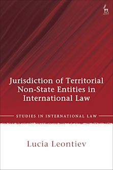 Jurisdiction of Territorial Non-State Entities in International Law cover