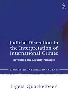 Judicial Discretion in the Interpretation of International Crimes cover