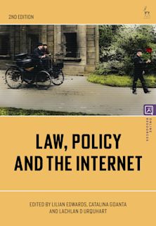 Law, Policy and the Internet cover