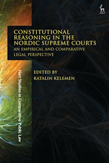 Constitutional Reasoning in the Nordic Supreme Courts cover